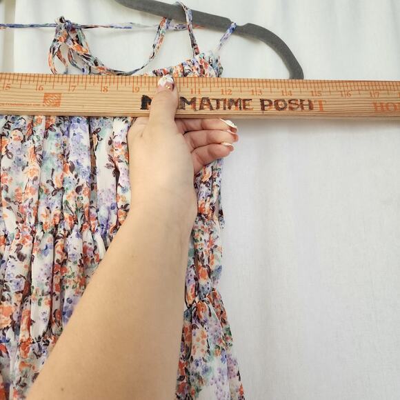 Promesa Garden Delight Maxi dress S NWT Cottagecore coquette beach vacation - Picture 5 of 11